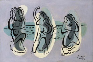 "Три женщины на пляже" 1924 г.